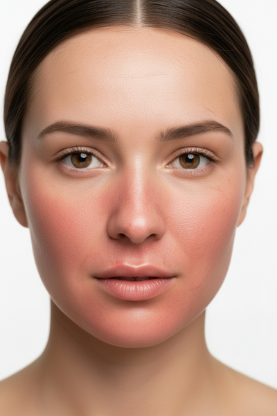 Before - Severe Redness & Inflammation